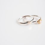 Gold stack rings