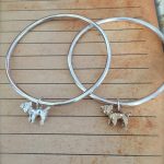 Jack russell charm bangle