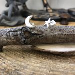 Star moon studs